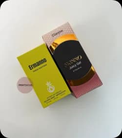 Printed display packaging box for retail shelves